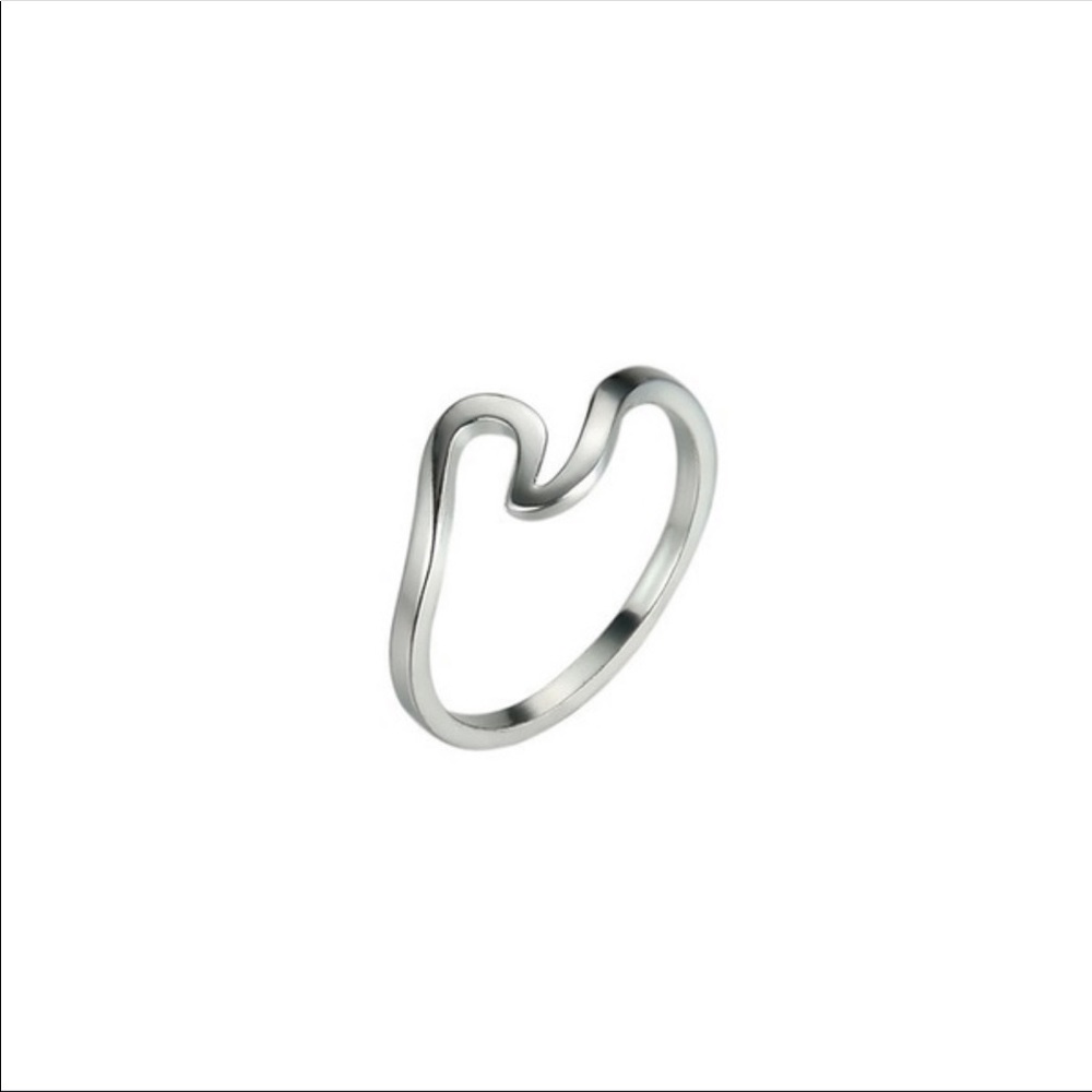 925 Sterling Silver Wave Ring